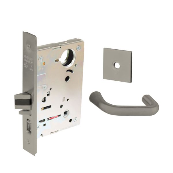 Sargent - 8237 - Classroom Mortise Lock - Heavy Duty Less Cylinder - LFIC - Key Code - Rose Trim Function - Grade 1 - US15 (Satin Nickel Plated, Clear Coated) Discount - Image 5