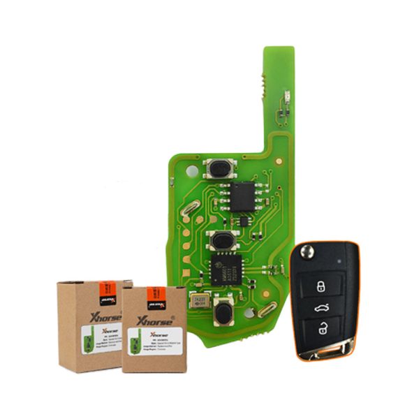 Xhorse XZVGM1EN Volkswagen Smart Key 3 Buttons PCB Board for VVDI Key Tool Online Sale