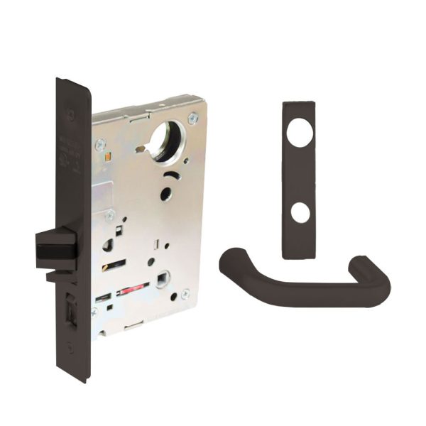 Sargent - 8237 - Classroom Mortise Lock - Heavy Duty Less Cylinder - SFIC - Keyed Different - Escutcheon Trim Function - Grade 1 - US10BL (Dark Oxidized Satin Bronze Clear Coated) Discount - Image 5