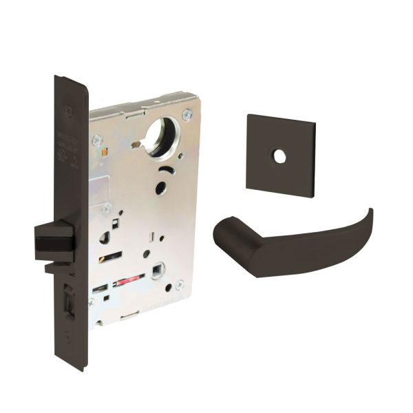 Sargent - 8237 - Classroom Mortise Lock - Heavy Duty Standard Cylinder - LFIC - Rose Trim Function - Grade 1 - US10B (Dark Oxidized Satin Bronze, Oil Rubbed) For Discount - Image 4