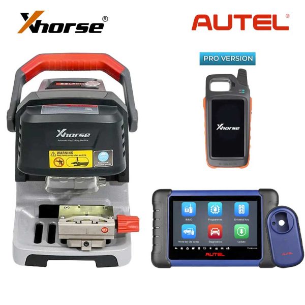 Autel MaxiIM IM508S Key Programmer and Xhorse XP005 Key Cutting Machine with VVDI Key Tool MAX PRO Remote Fashion - Image 2