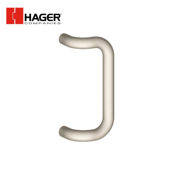HAGER - 12L - Pull - Round 90 Degree Offset CTC 12 - Satin Stainless Steel For Sale - Image 2