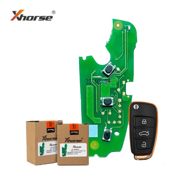 Xhorse XZADM1EN Audi Smart Key 3 Buttons PCB Board for VVDI Key Tool Online Sale - Image 2