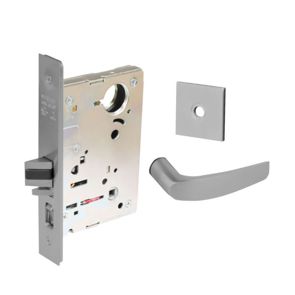 Sargent - 8237 - Classroom Mortise Lock - Heavy Duty Less Cylinder - LFIC - Keyed Different - Rose Trim Function - Grade 1 - US26 (Bright Chromium Plated Over Nickel) Online Sale - Image 3