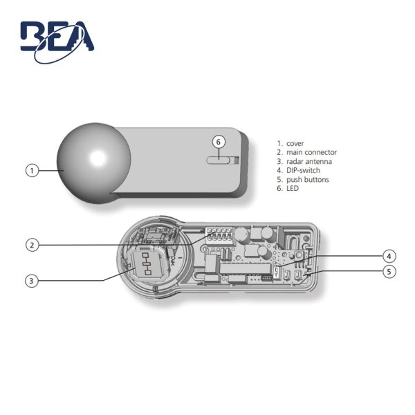 BEA - Sparrow Industrial Motion Sensor with Flexible Mounting - 12 to 24V AC DC For Sale - Image 4