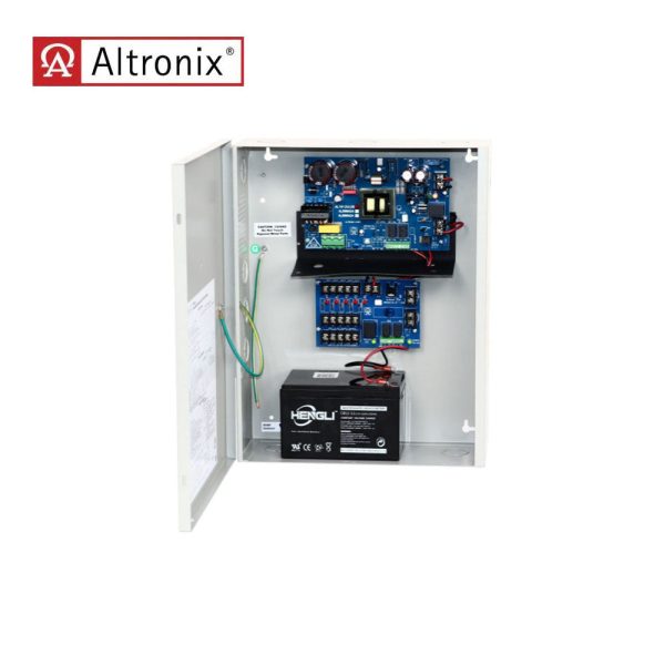 Altronix - AL1012ULM - Power Supply or Access Power Controller - Input 115VAC 60Hz at 2.6A - 5 PTC Outputs - 12VDC at 10A - Grey Enclosure on Sale - Image 2