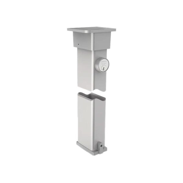 Sargent - 12-L980 - Lockable Fire Rated Mullion - Less Cylinder - Steel - Gray Prime Coat Online Sale
