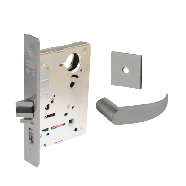 Sargent - 8204 - Storeroom Mortise Lock - Heavy Duty Standard Cylinder - LFIC - Keyed Different - Rose Trim Function - Grade 1 - US32 (Bright Stainless Steel) Online - Image 4