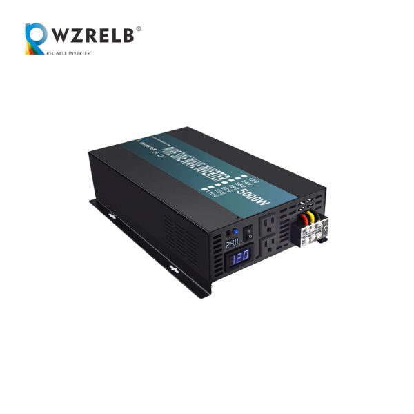 RBP - 5000W Power Inverter 12VDC, 24VDC and 48VDC to 120VAC Pure Sine Wave High Frequency Off Grid Solar Inverter Online Hot Sale - Image 2