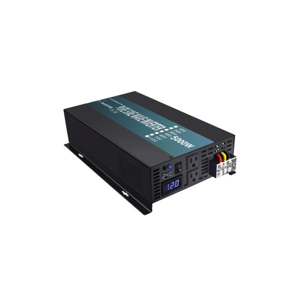 RBP - 5000W Power Inverter 12VDC, 24VDC and 48VDC to 120VAC Pure Sine Wave High Frequency Off Grid Solar Inverter Online Hot Sale
