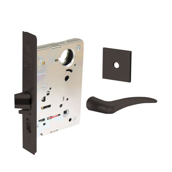 Sargent - 8237 - Classroom Mortise Lock - Heavy Duty Less Cylinder - LFIC - Rose Trim Function - Grade 1 - US10BL (Dark Oxidized Satin Bronze Clear Coated) Online now