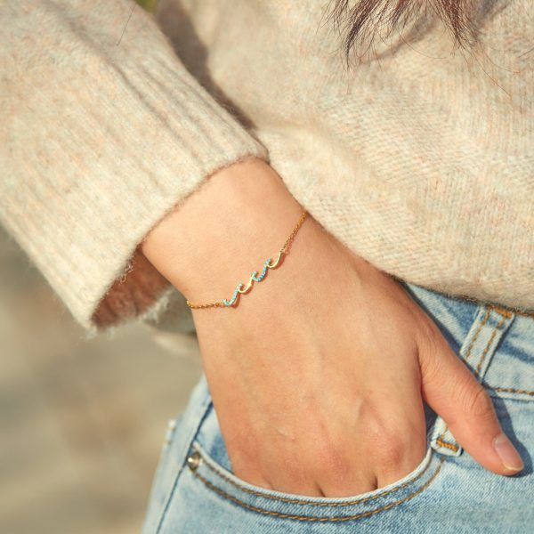 Best B♥︎tches Triple Wave Friendship Bracelet Supply - Image 5