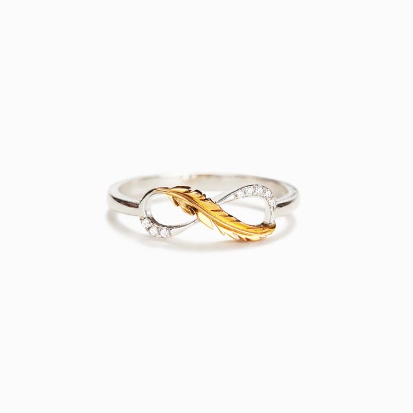 Feather from An Angel Infinity Ring Online Hot Sale