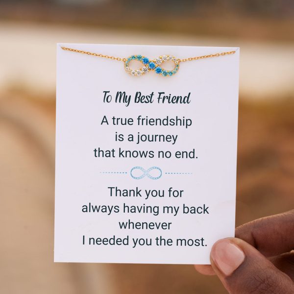 True Friendship Pavé Infinity Necklace Online - Image 3